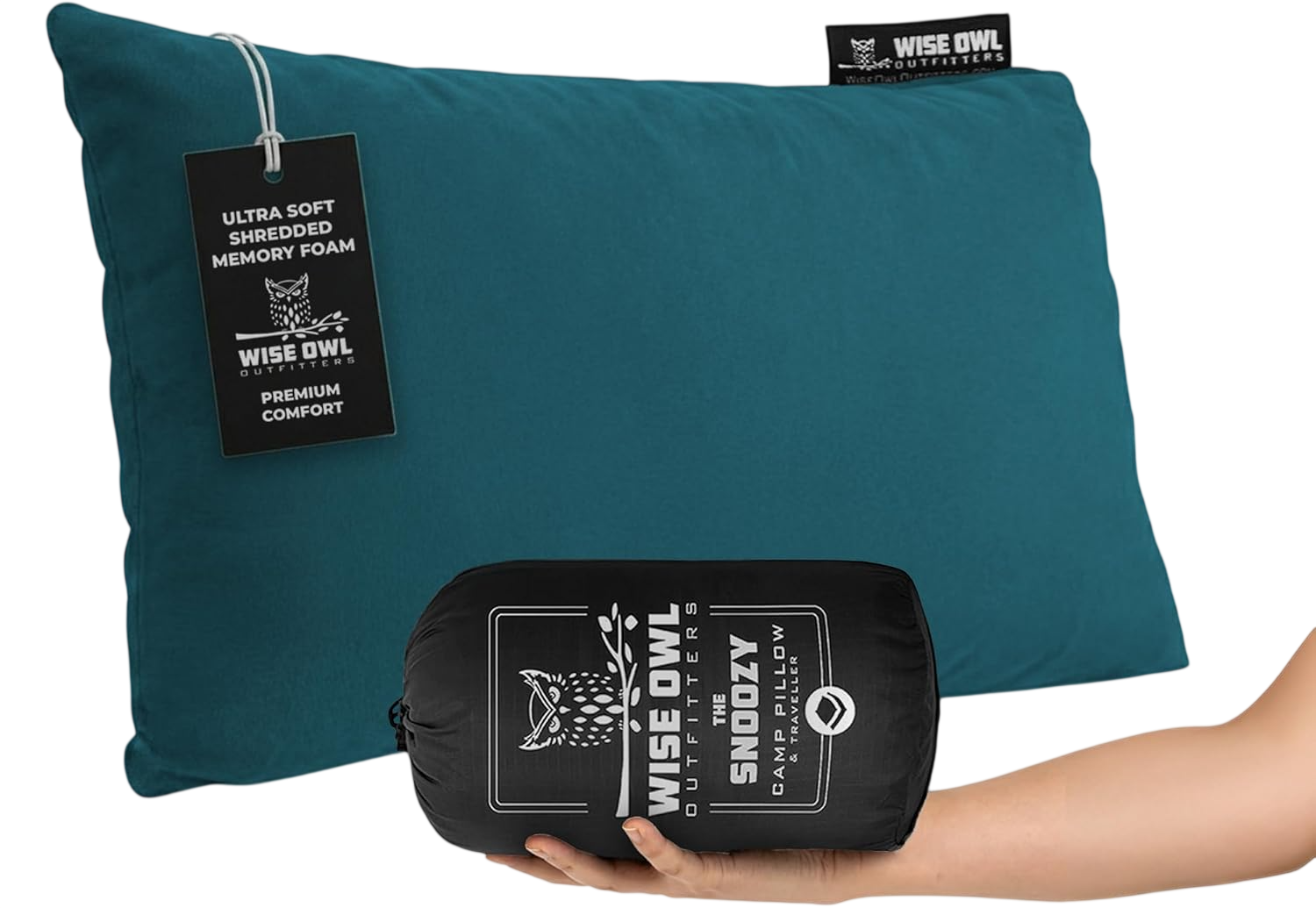 Memory Foam Travel Pillow for Airplane Sleeping